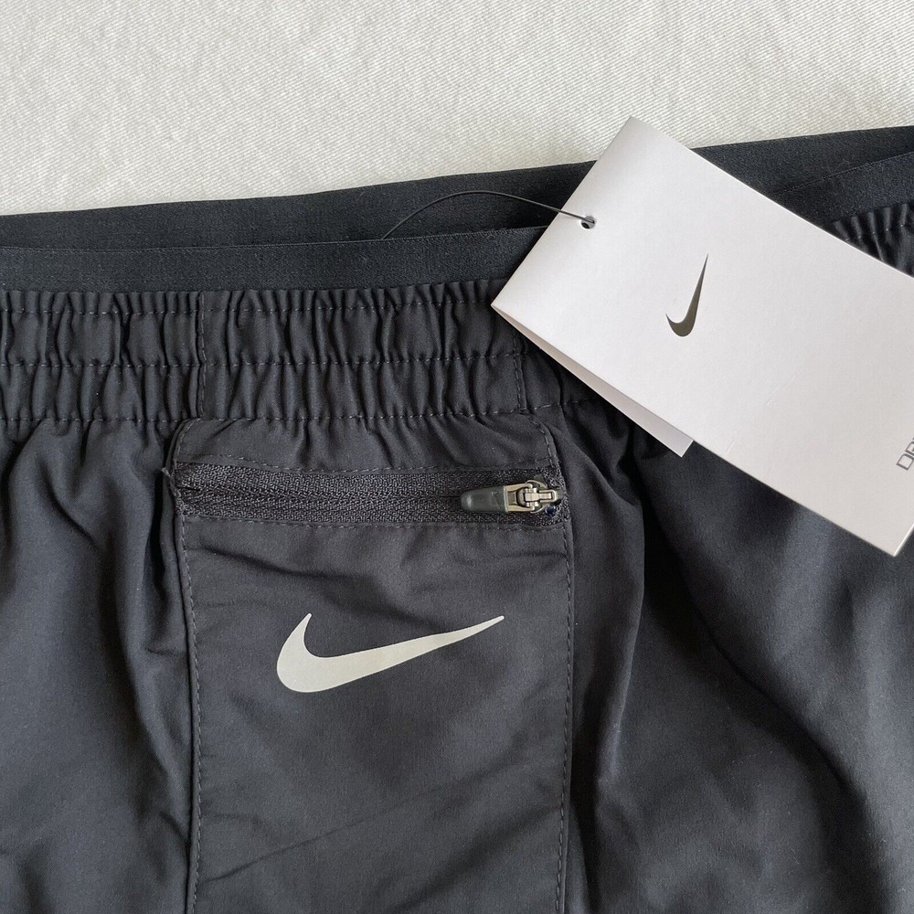 Nike Women's Tempo Luxe 5" Black Running Shorts (CZ9576-010) Size SMALL NWT - Picture 2 of 6
